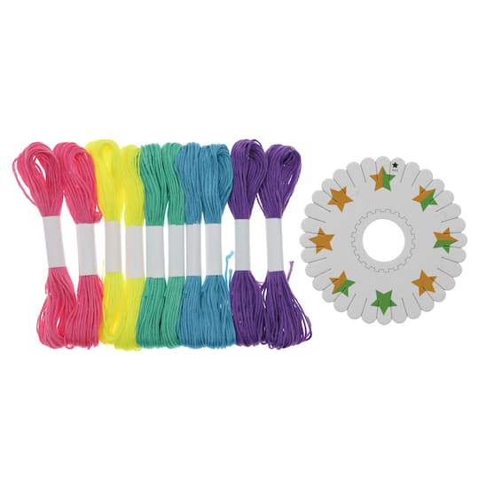 12 Pack: Neon Friendship Bracelet Kit by Creatology™